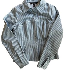 Striped Blue Men's Shirt